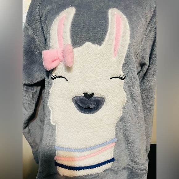 Jacklyn intimates sleep shirt with cute llama size large - Picture 3 of 7